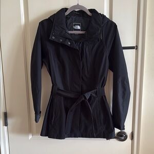 The North Face Black Weather-Resistant Trench Coat